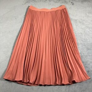 kate kasin women's pleated skirt midi length size medium preowned